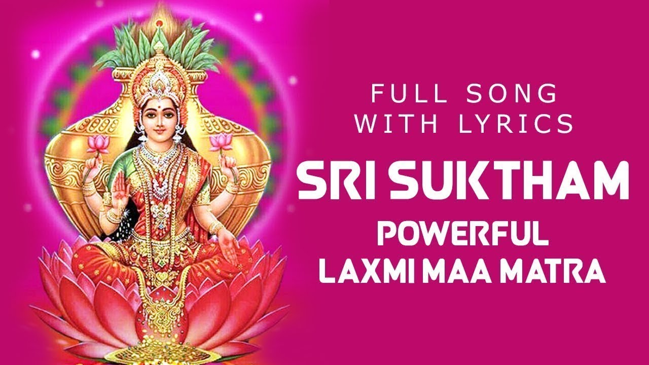 Sri Suktam Lyrics in Hindi, English, Telugu